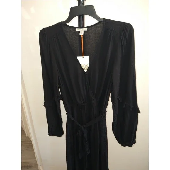 Knox rose long sleeve maxi dress xs black boho Feminine Cottage Core - Picture 5 of 9